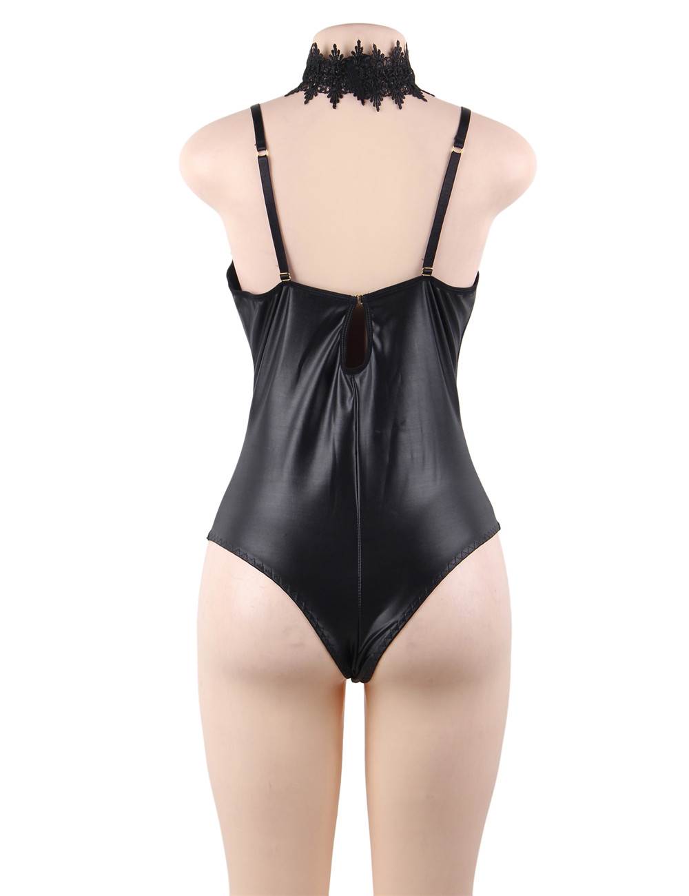 Dope-Touch Leather Lingerie