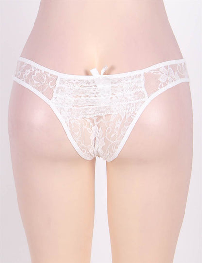 Open Crotch Lacy Sexy Lingerie Panties