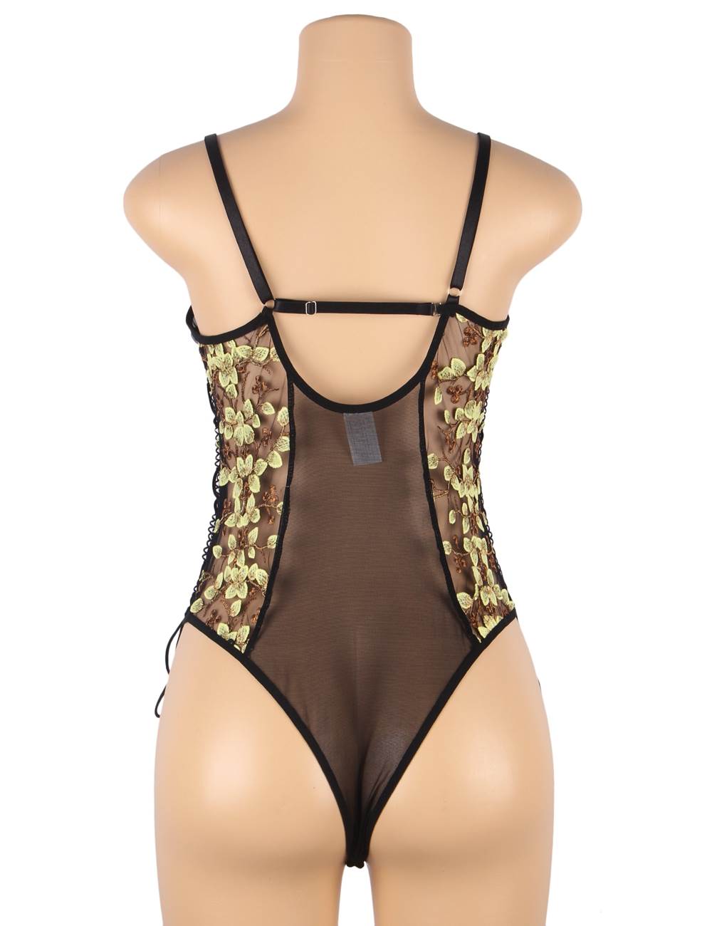 Bedtime Beauty Bodysuit Embroidery Lingerie