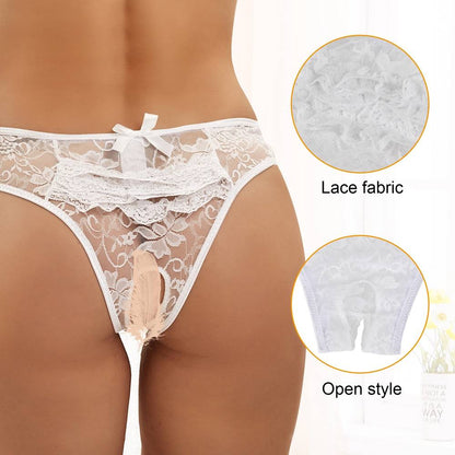 Open Crotch Lacy Sexy Lingerie Panties