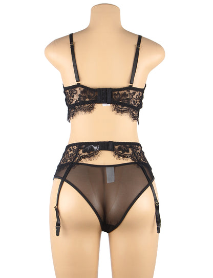 Don’t Stop Garter Lingerie Set