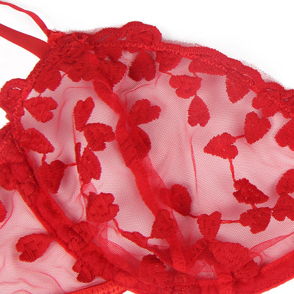 Snuggly Floral Lace Lingerie Set