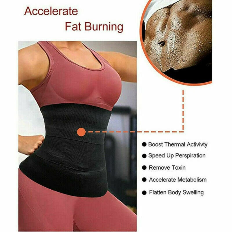 Invisible Wrap Waist Trainer Tape Snatch Me Up Bandage Women Slimming Tummy  Wrap Belt Sauna Trimmer Belt(3m)