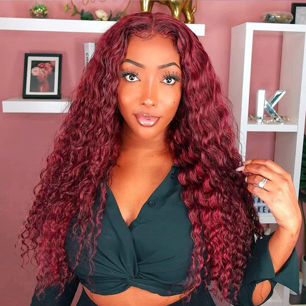 Deep Wave Lace Front Human Hair