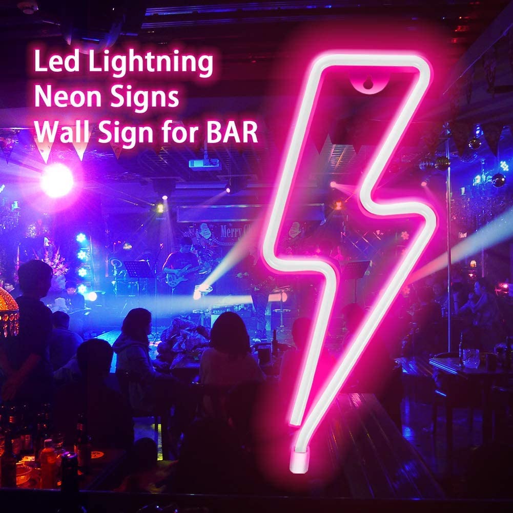 Neon Sign Lightning Decoration