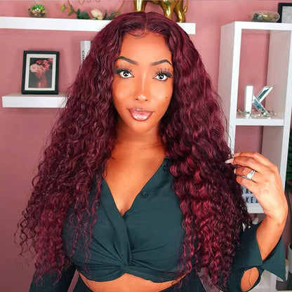 Deep Wave Lace Front Human Hair