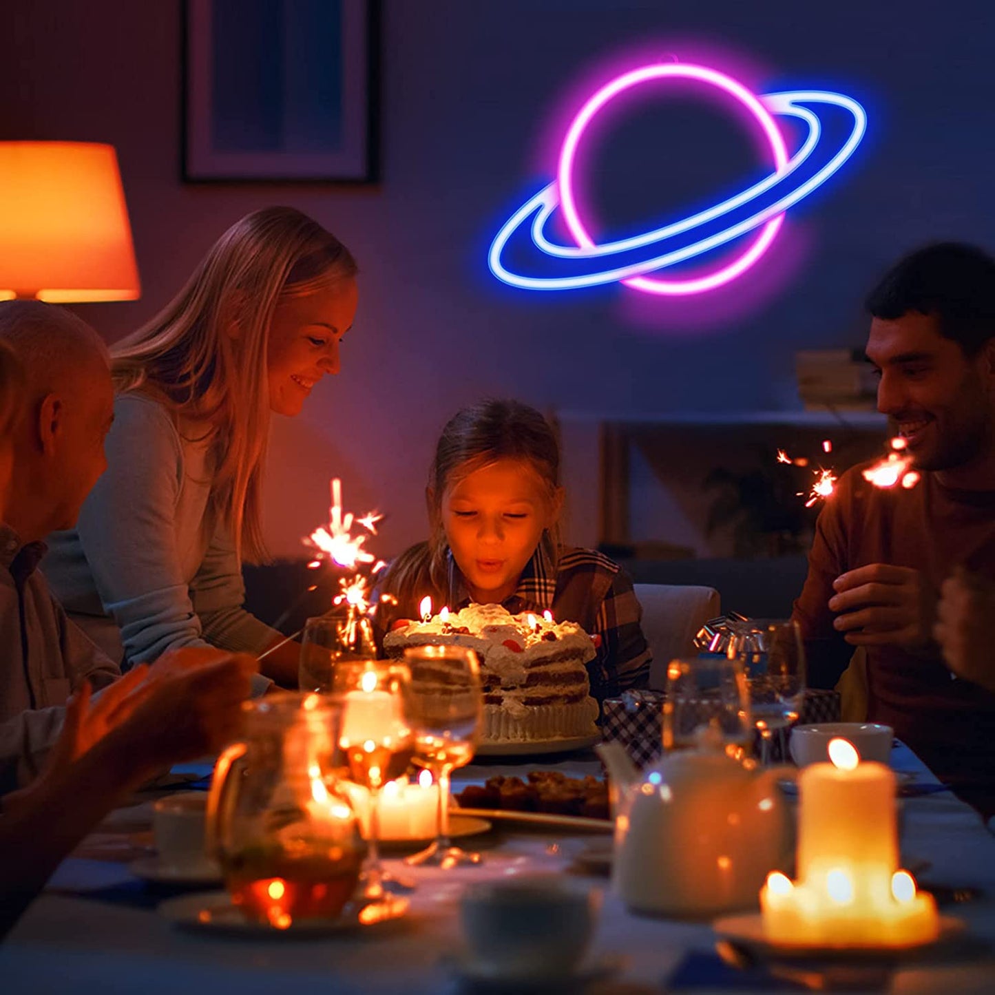 Planet Led Neon Wall Lights