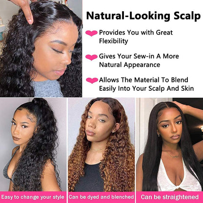 Deep Wave Lace Front Human Hair