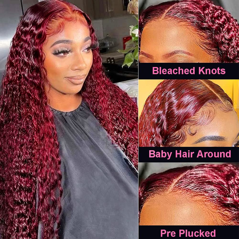 Deep Wave Lace Front Human Hair