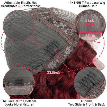 Deep Wave Lace Front Human Hair