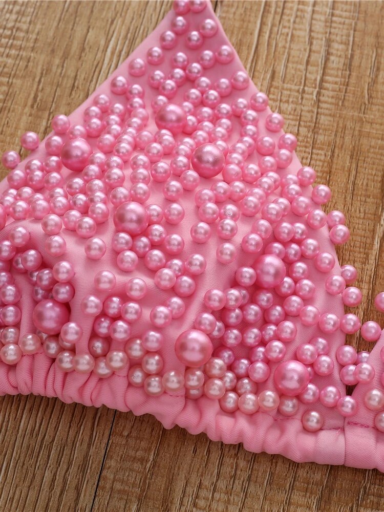 Luxury Pearl Beaded Bikini