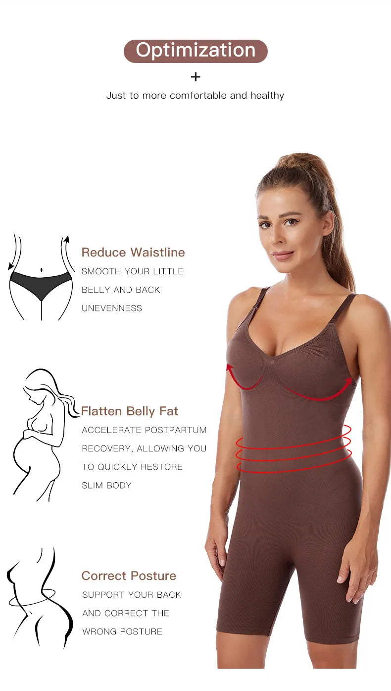 Full Body Slimming Tummy Control Bodysuit Shapewear