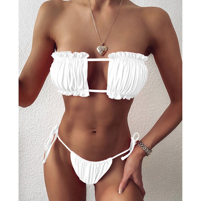 Island Pleated Bikini